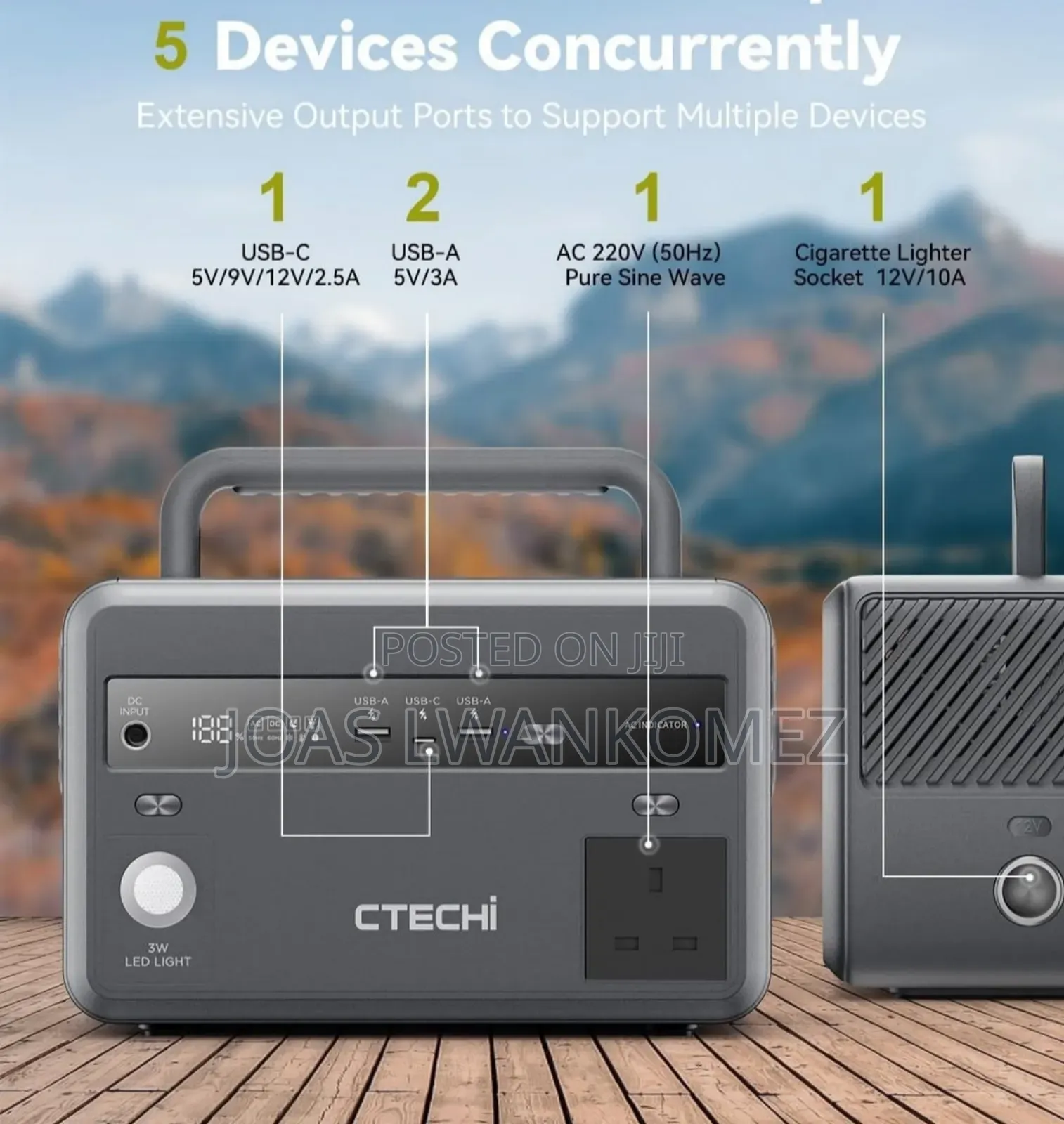 Portable Power Station(500w)