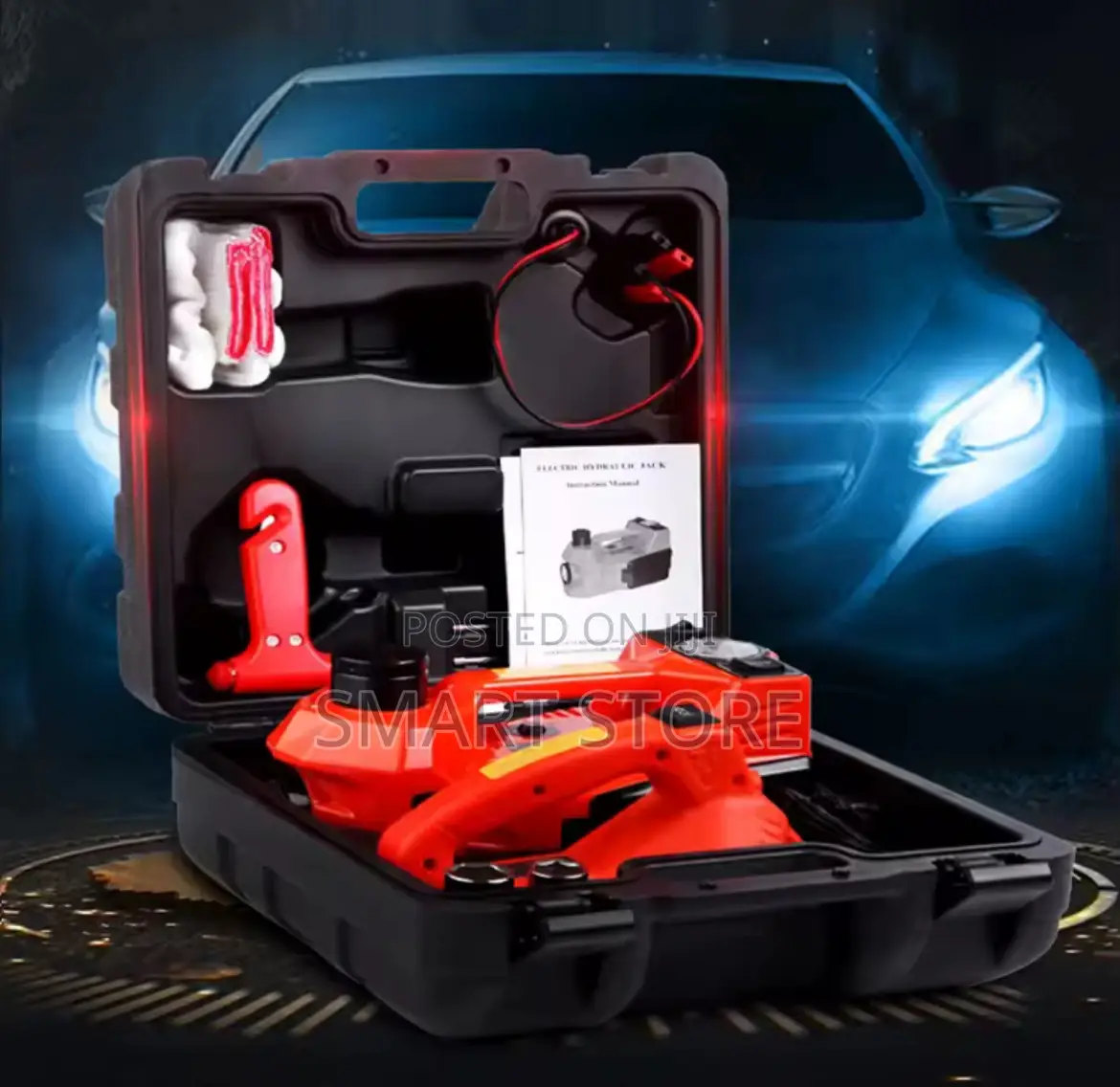 Portable 5in1 Electric Hydraulic Car Jack With Electric Wren