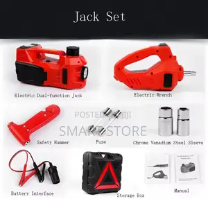 Portable 5in1 Electric Hydraulic Car Jack With Electric Wren