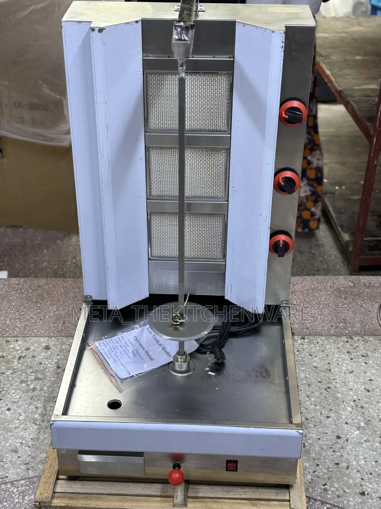 Commercial Gas Shawarma 3 Burner