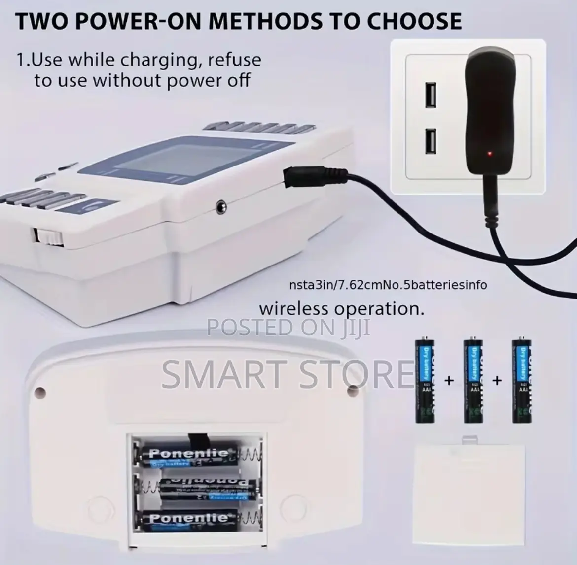 Digital 8-Mode Ems Muscle Stimulator