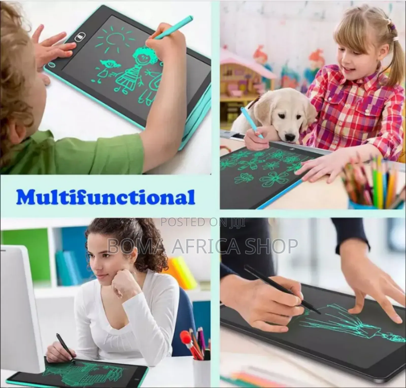 12 Inch Educational LCD Writing and Drawing Tablet for Kids