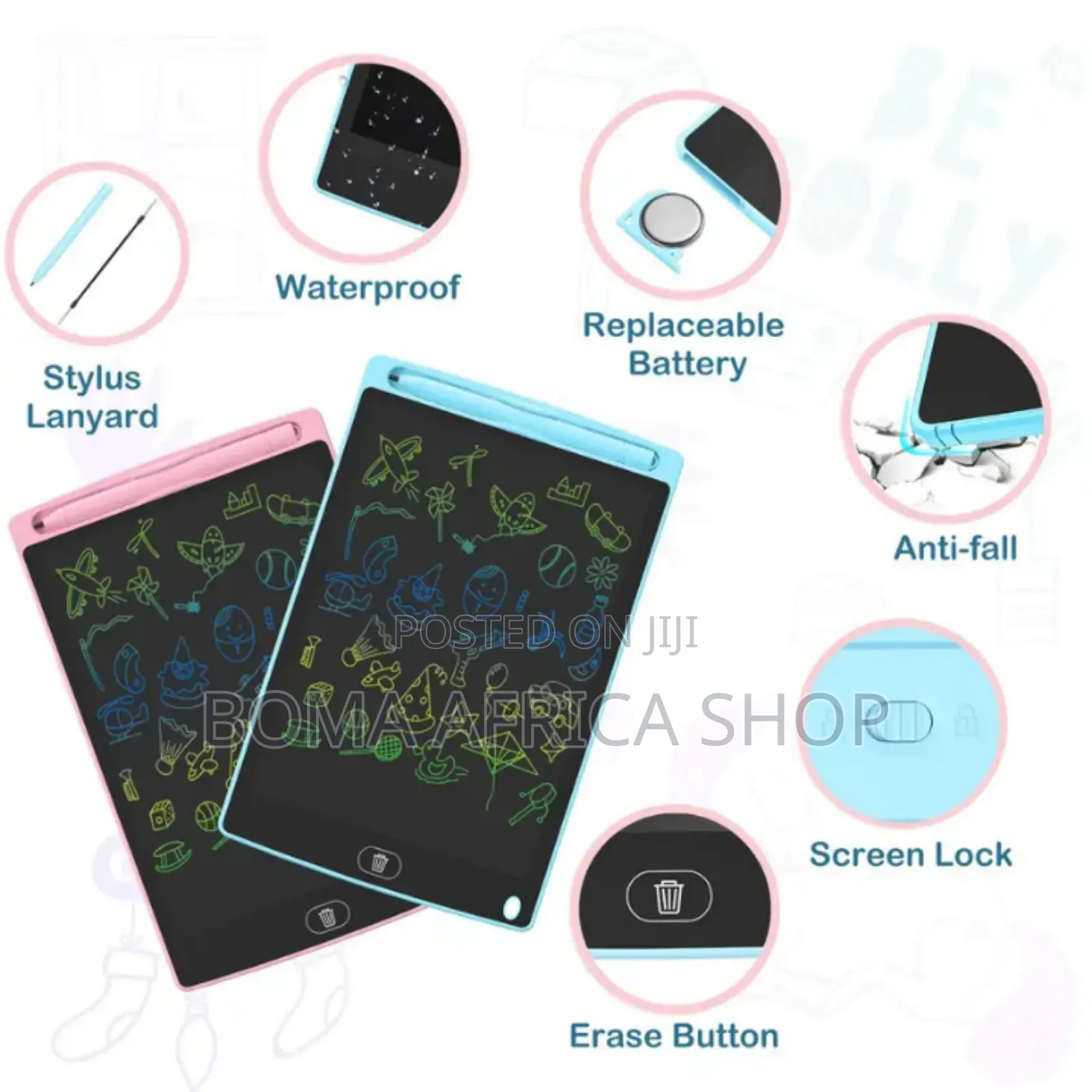 12 Inch Educational LCD Writing and Drawing Tablet for Kids