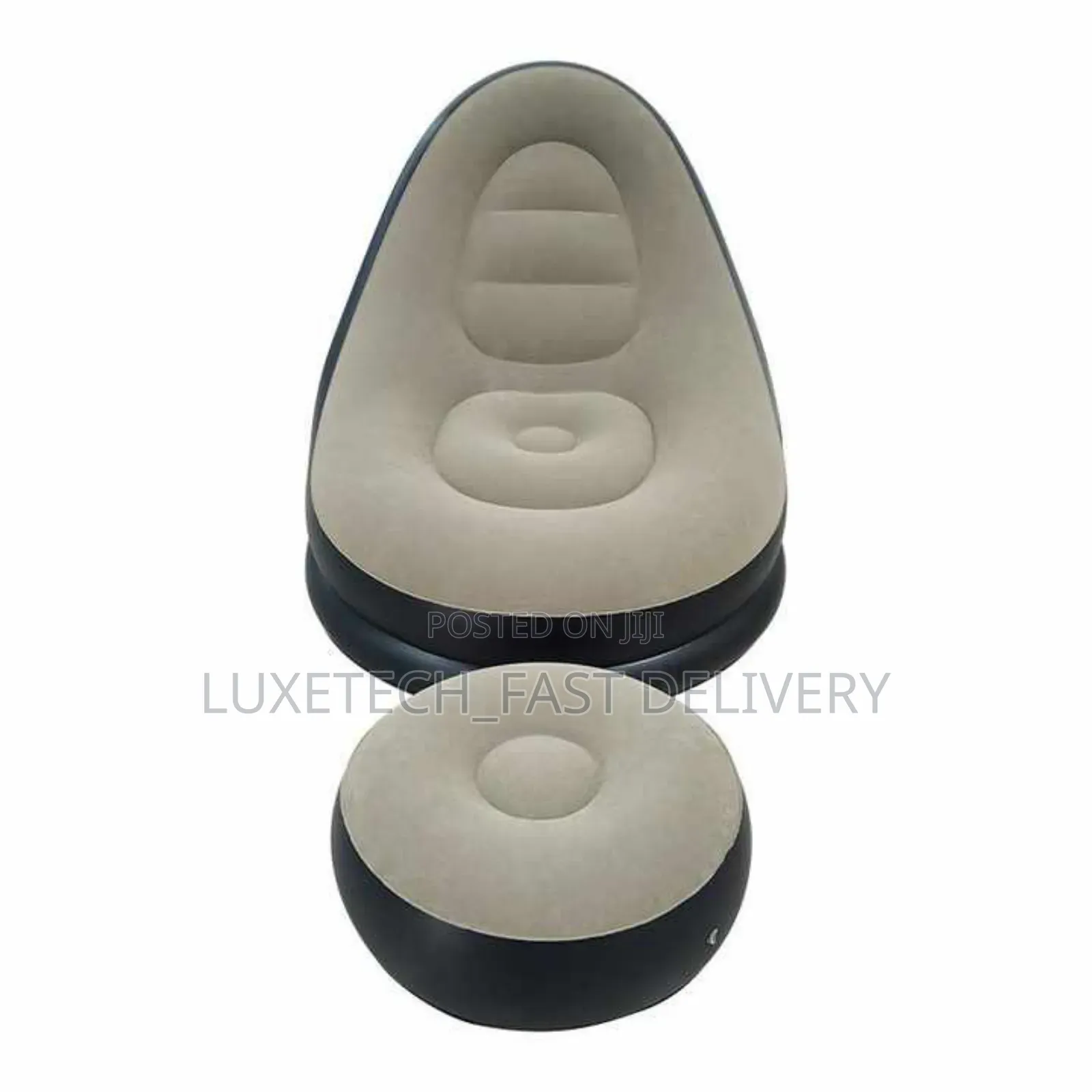 2 In 1 Air Lounge Chair With Footrest – Modern And Comfy