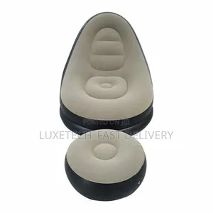 2 In 1 Air Lounge Chair With Footrest – Modern And Comfy