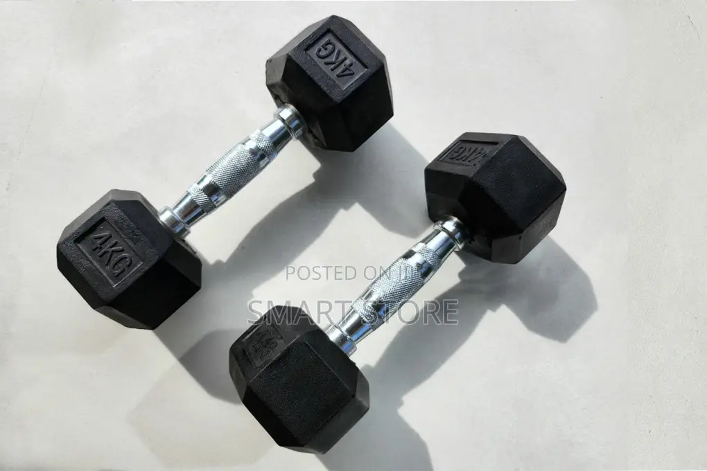 3kg Hexagon Dumbbells