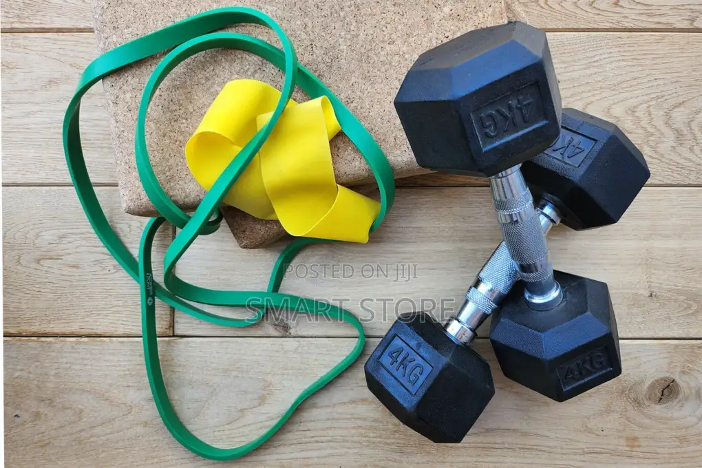 3kg Hexagon Dumbbells