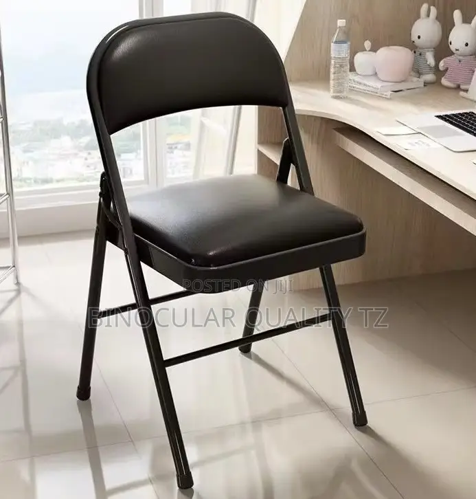 Black Metal Folding Chairs