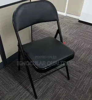 Black Metal Folding Chairs