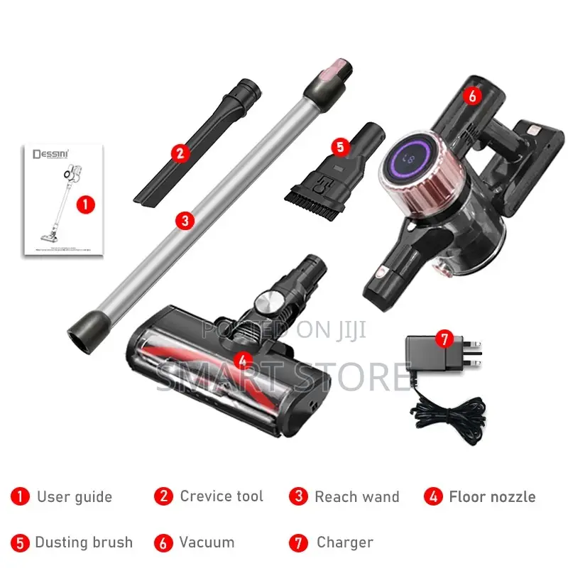 Desin Professional Cordless Vacuum Cleaner – Model Ds-6690