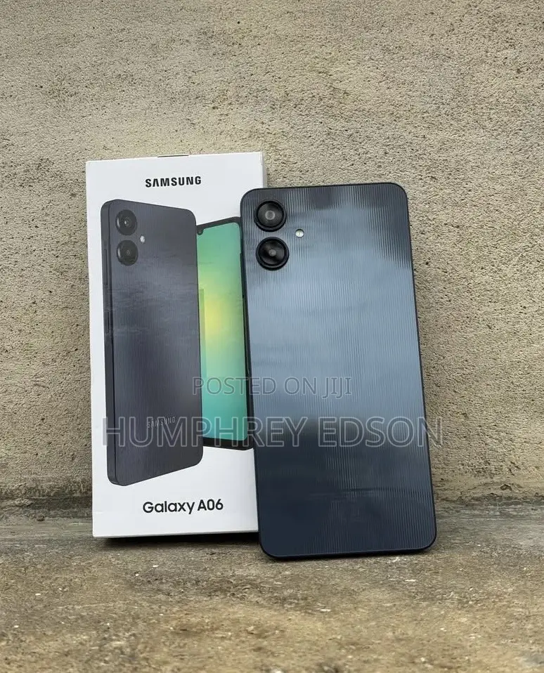New Samsung Galaxy A06 64 GB Black