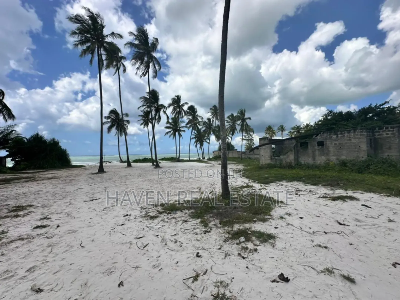 Beach Plot for Sale at Zanzibar