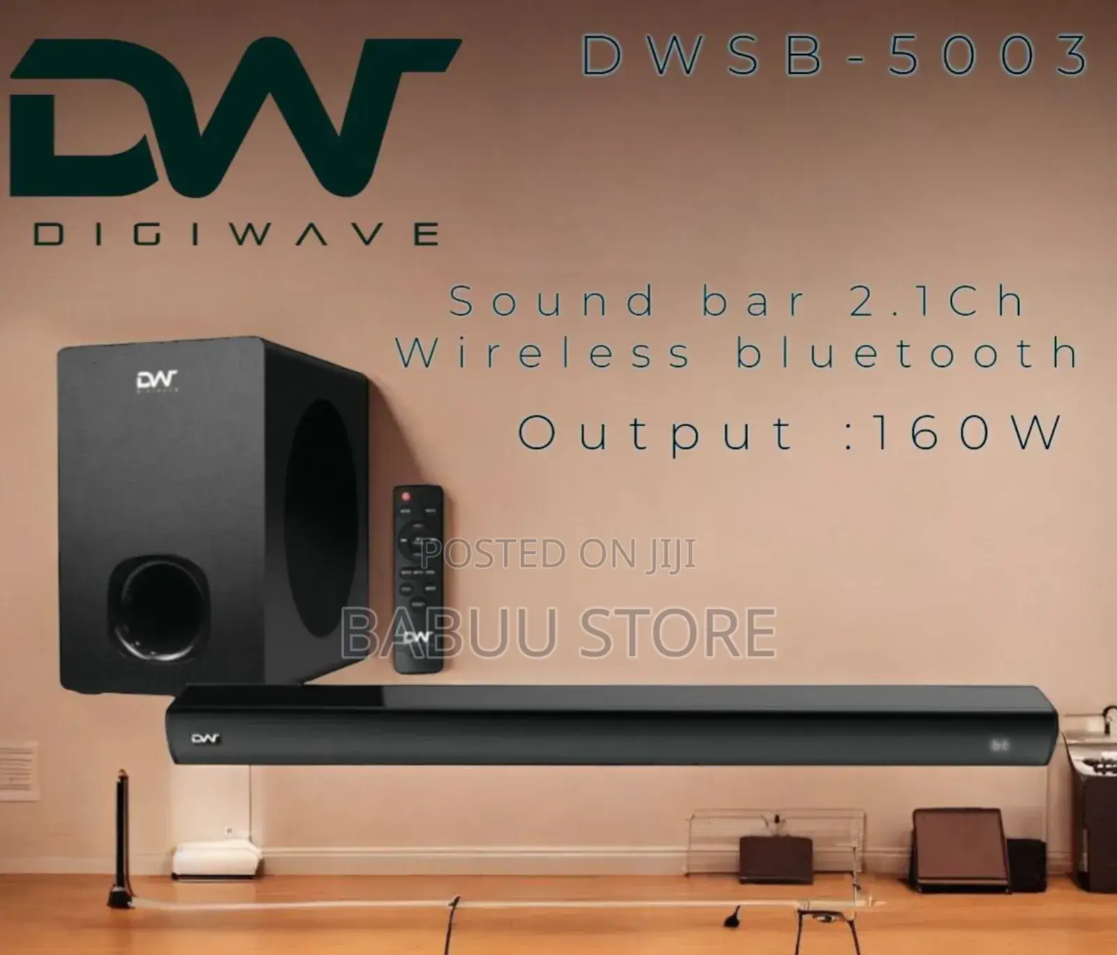 *Digiwave 2.1ch Sound Bar 160w at 