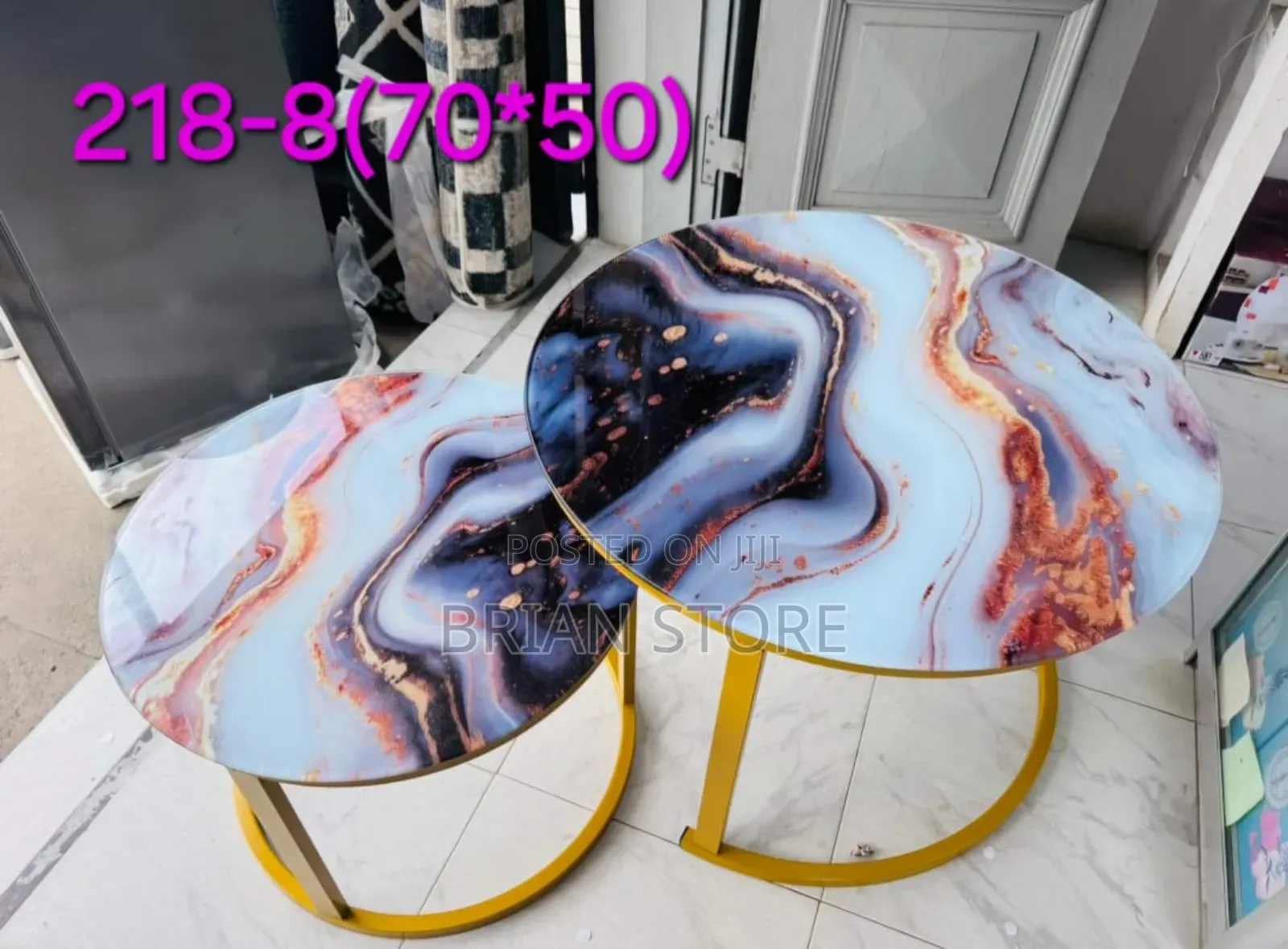 2 in 1 Coffee Table With Marble
