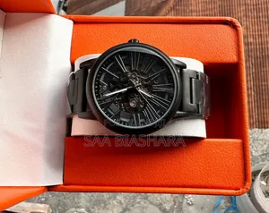 Emporio Armani Automatic Watch Black Full