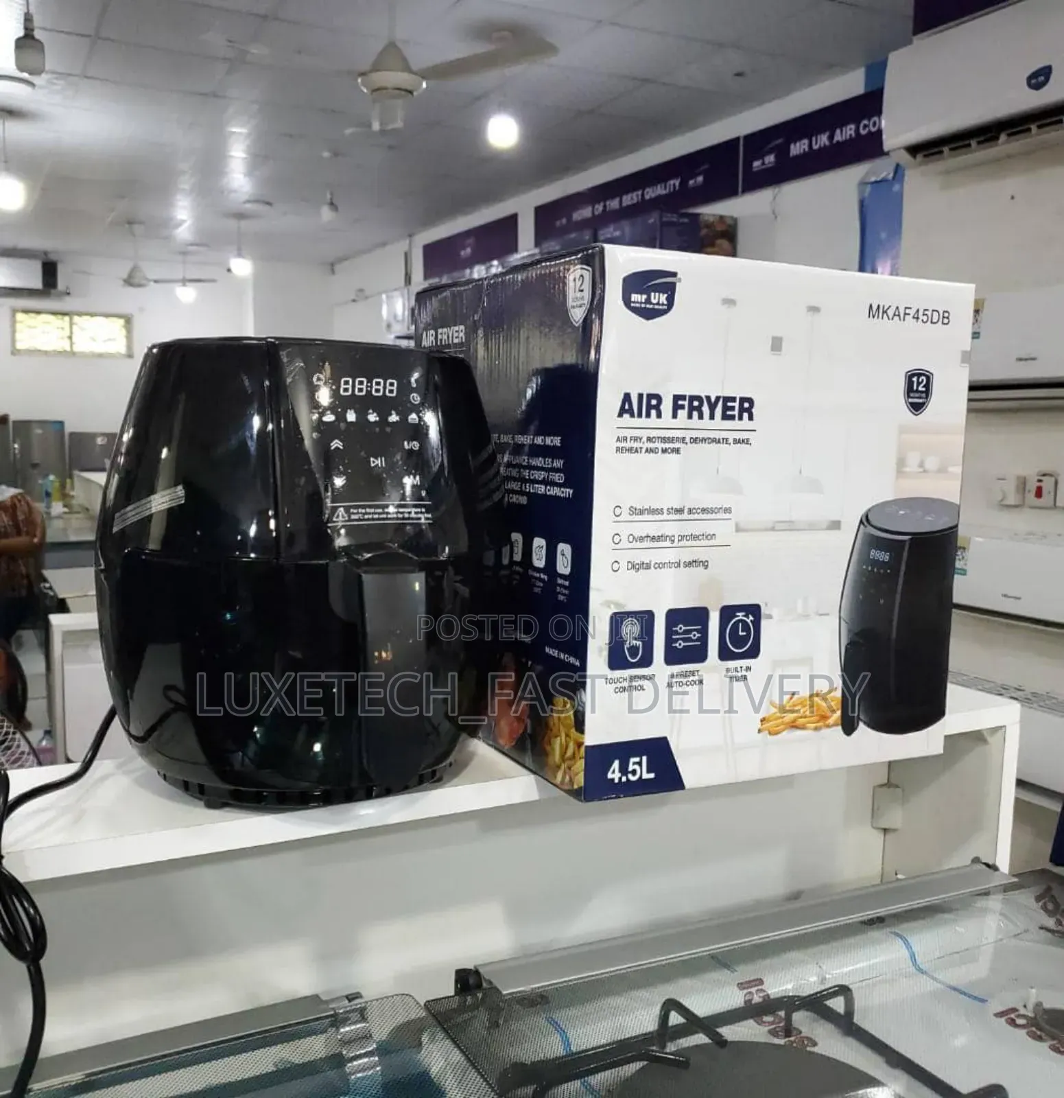 Mr Uk Air Fryer 4 Liters Digital