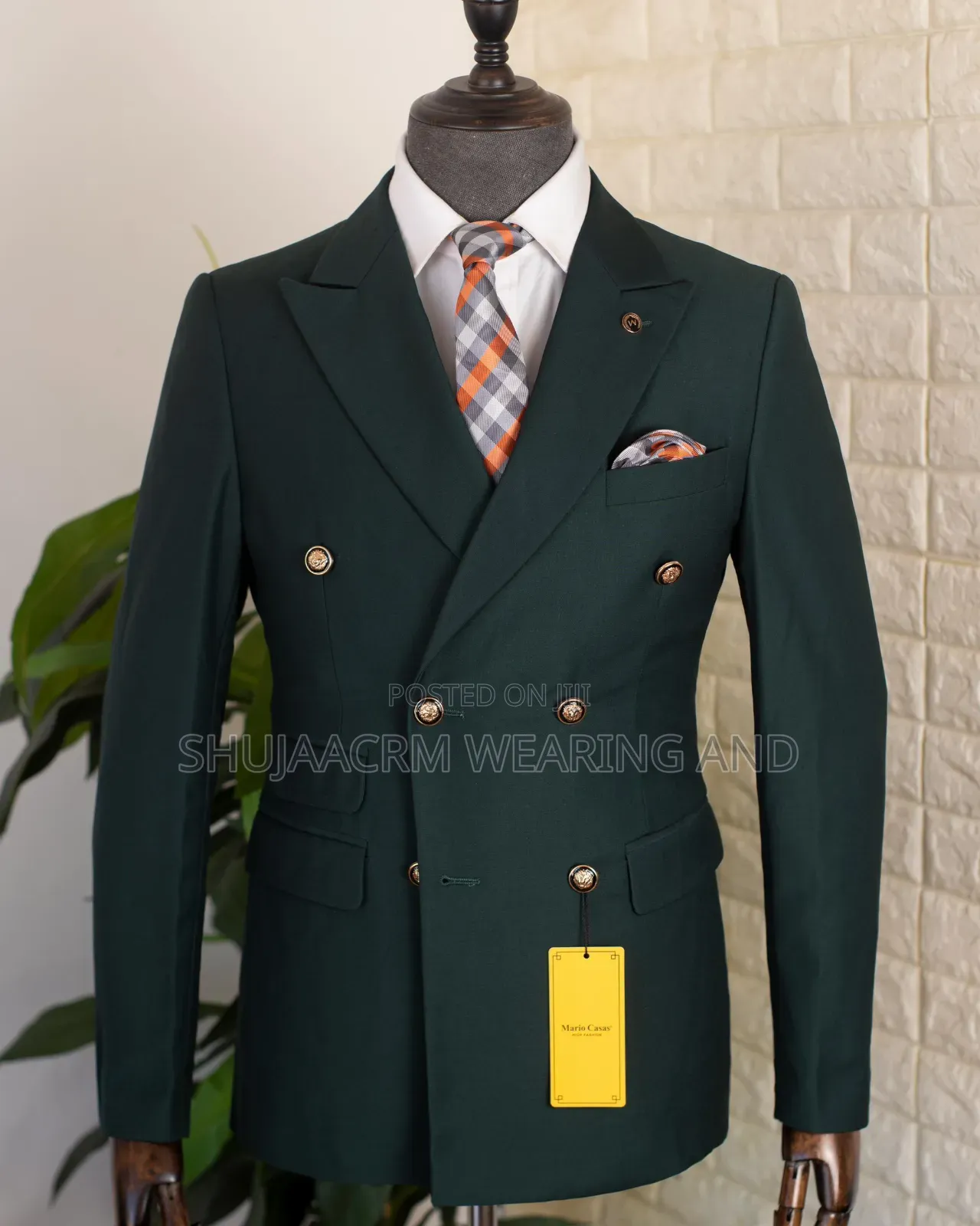 Gold Six Button Suit/New Style