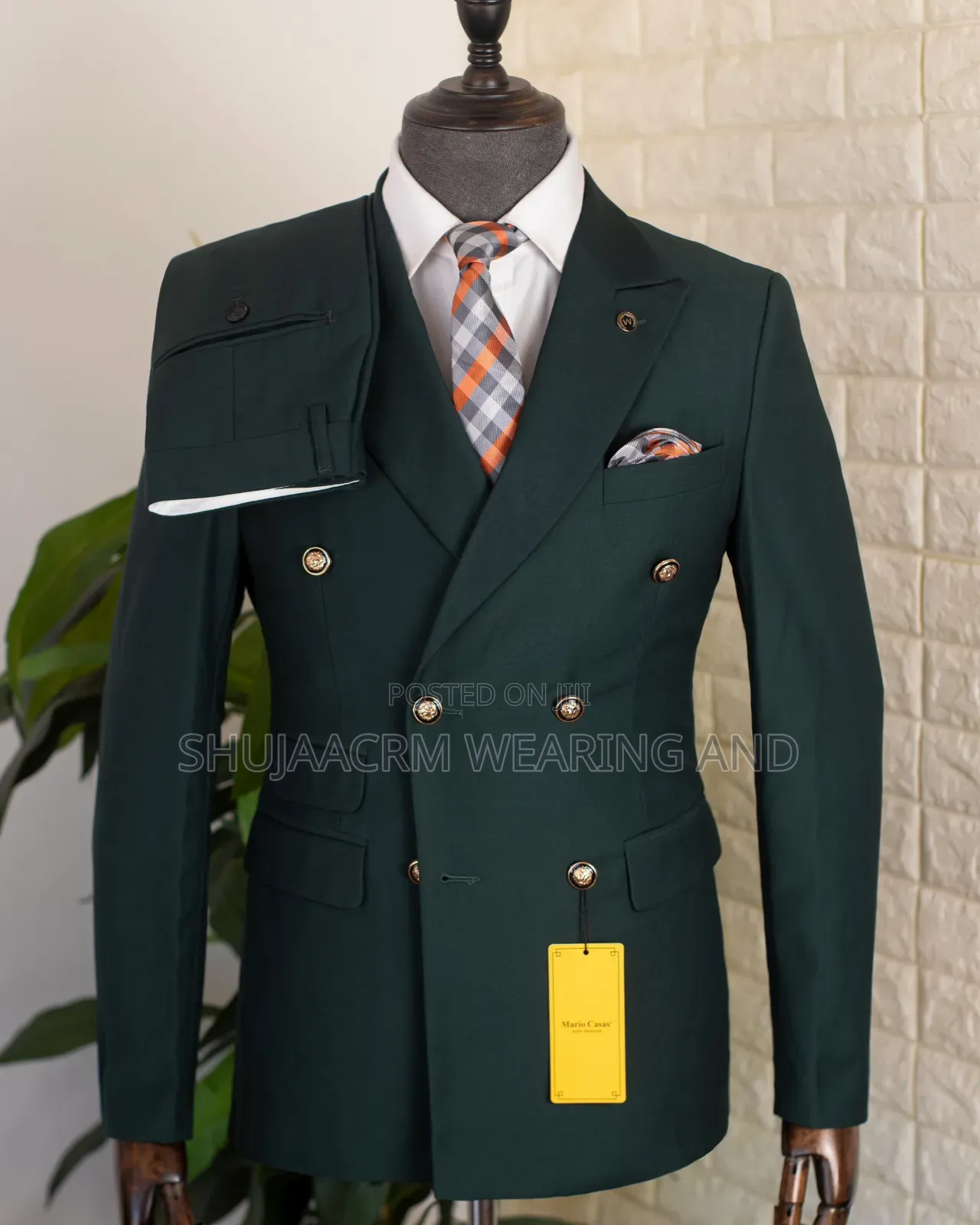Gold Six Button Suit/New Style