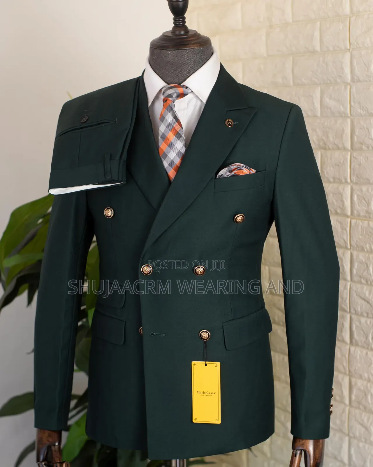 Gold Six Button Suit/New Style