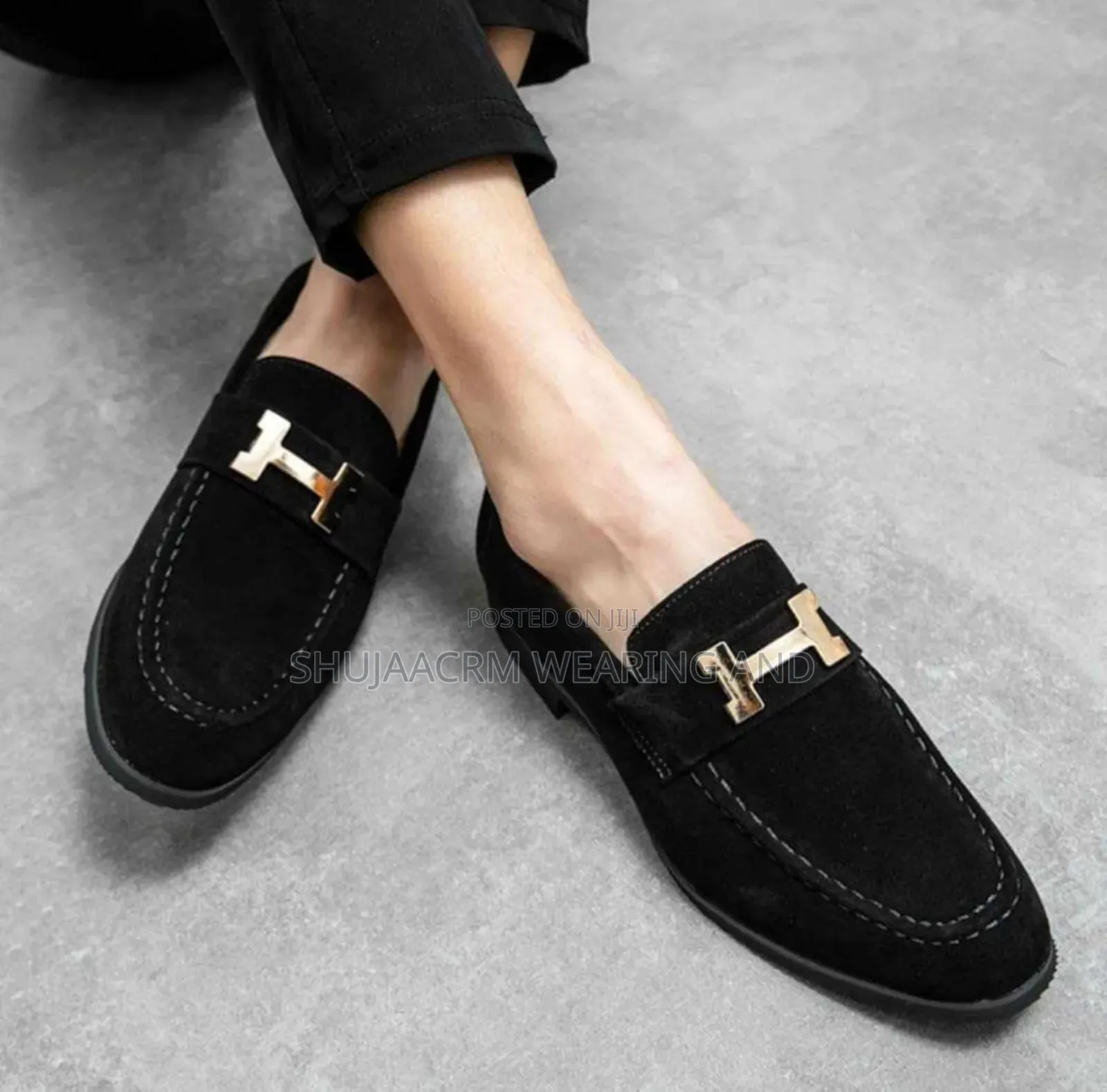 Hermes Soft Leather Shoes/Multicolour/Original