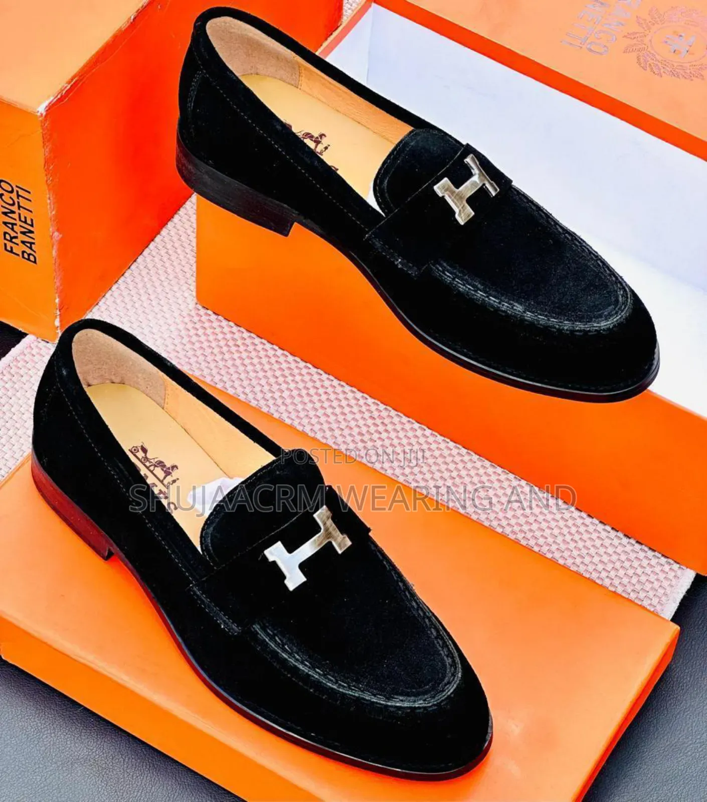Hermes Soft Leather Shoes/Multicolour/Original