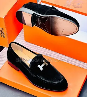 Hermes Soft Leather Shoes/Multicolour/Original