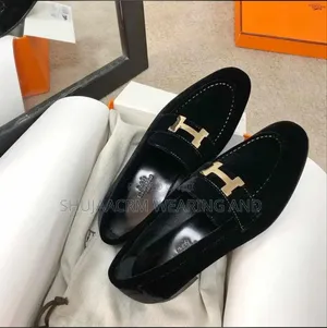 Hermes Soft Leather Shoes/Multicolour/Original