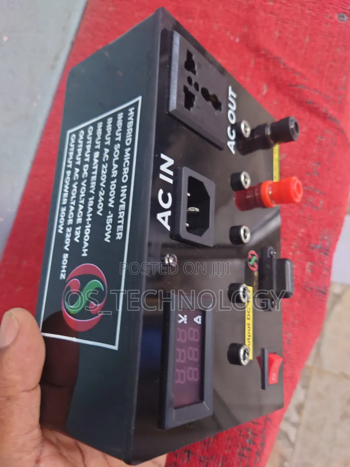 Hybrid Micro Inverter 300w 220v With Mppt Charger 8a Dc