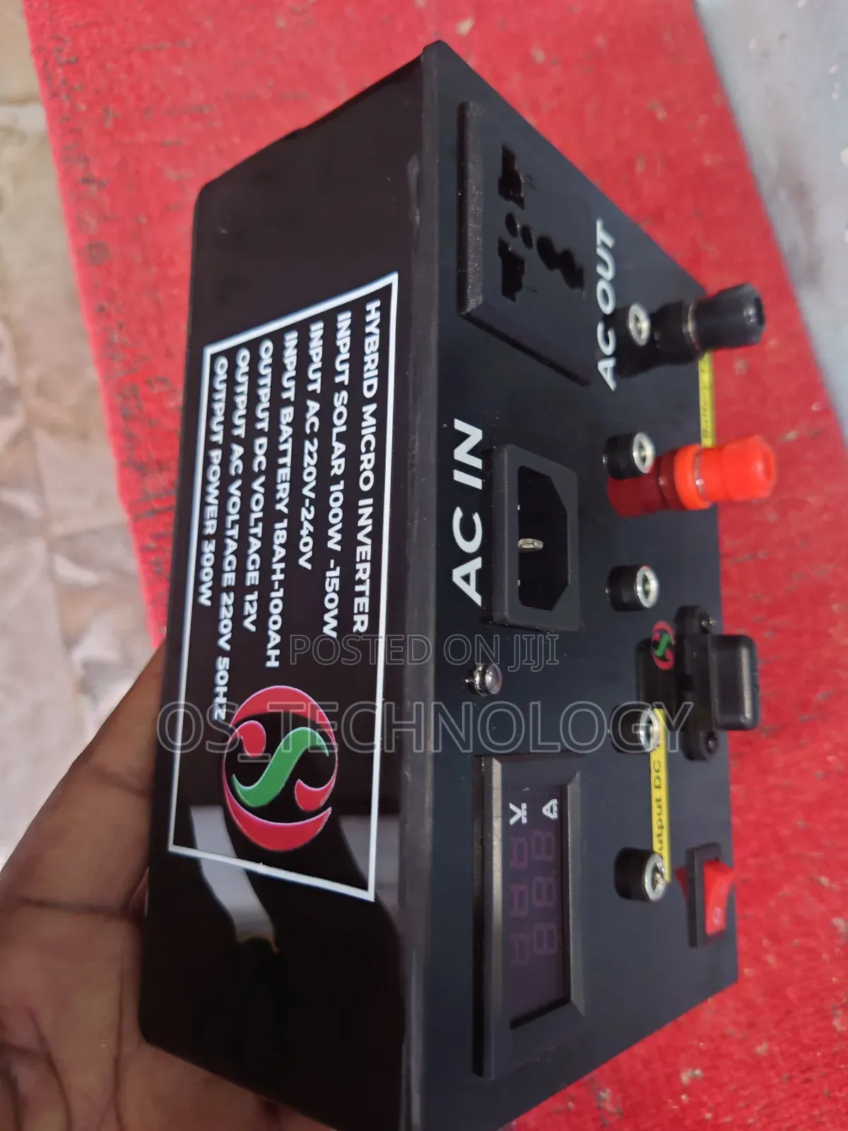 Hybrid Micro Inverter 300w 220v With Mppt Charger 8a Dc
