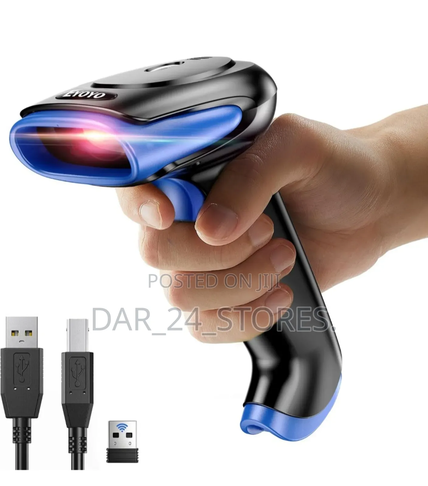 Wired Barcode Scanner With Stand.