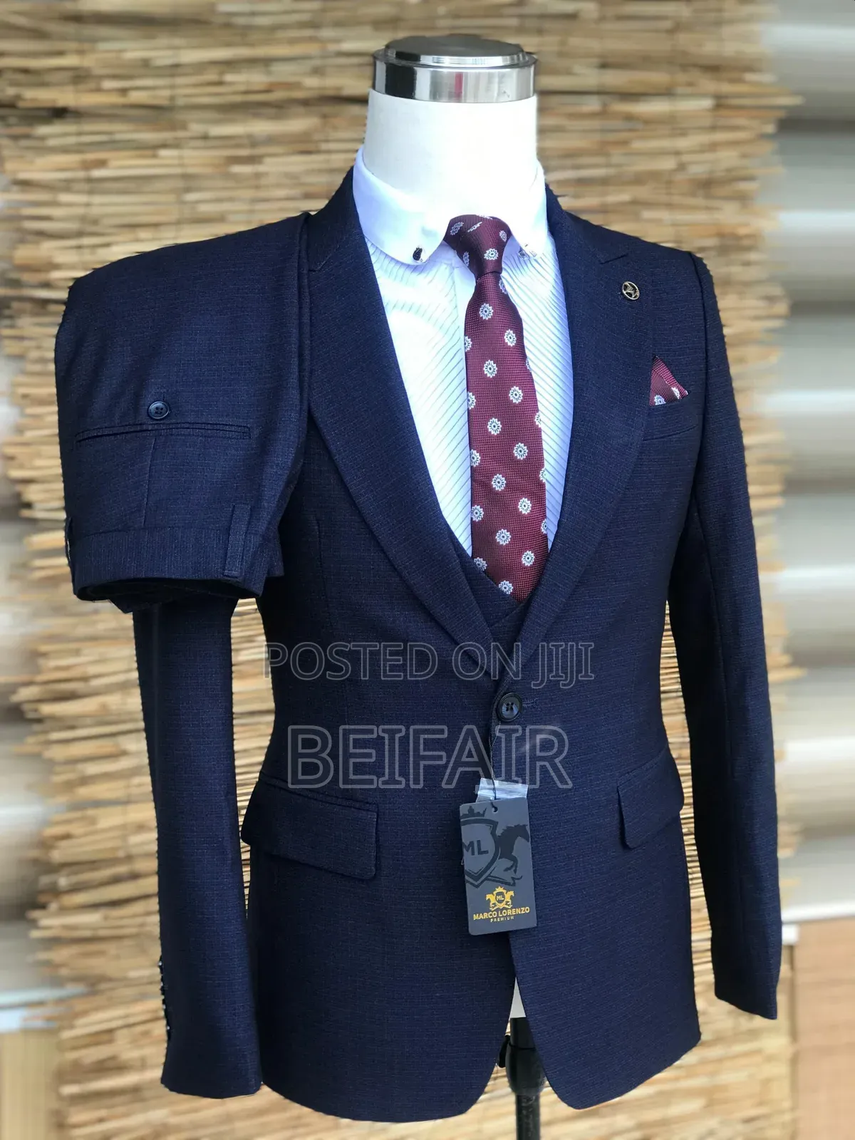 Dark Blue Suit for Mens
