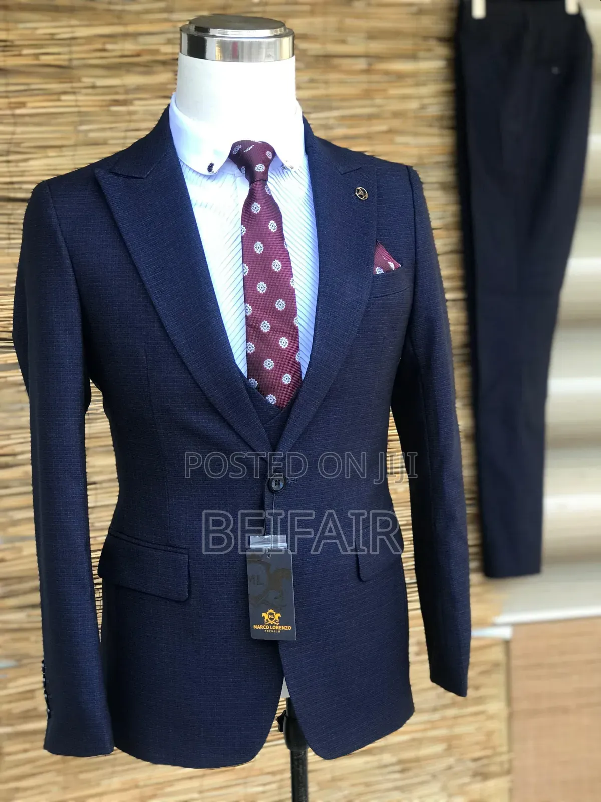 Dark Blue Suit for Mens