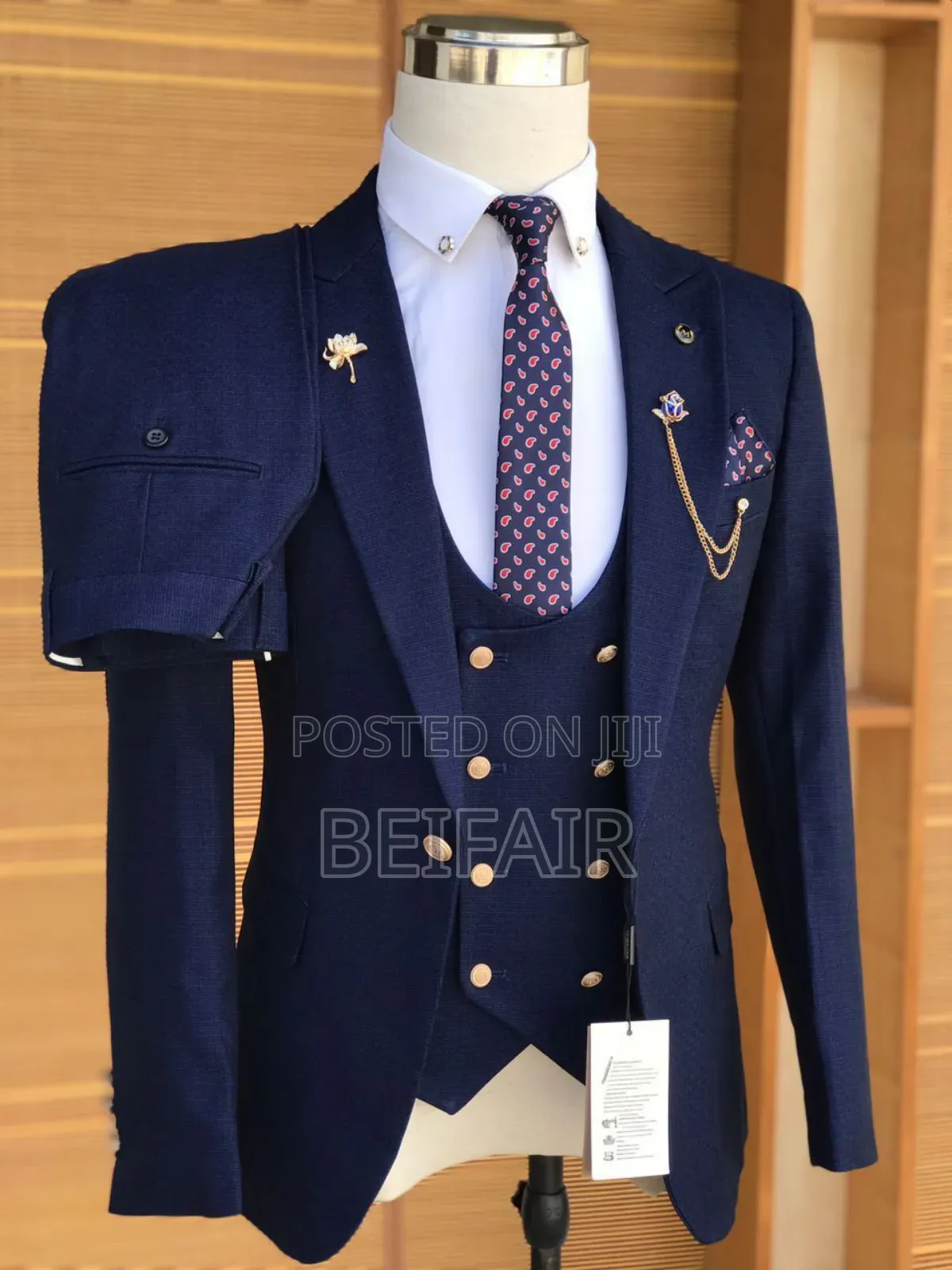 Navy Blue Suits for Men