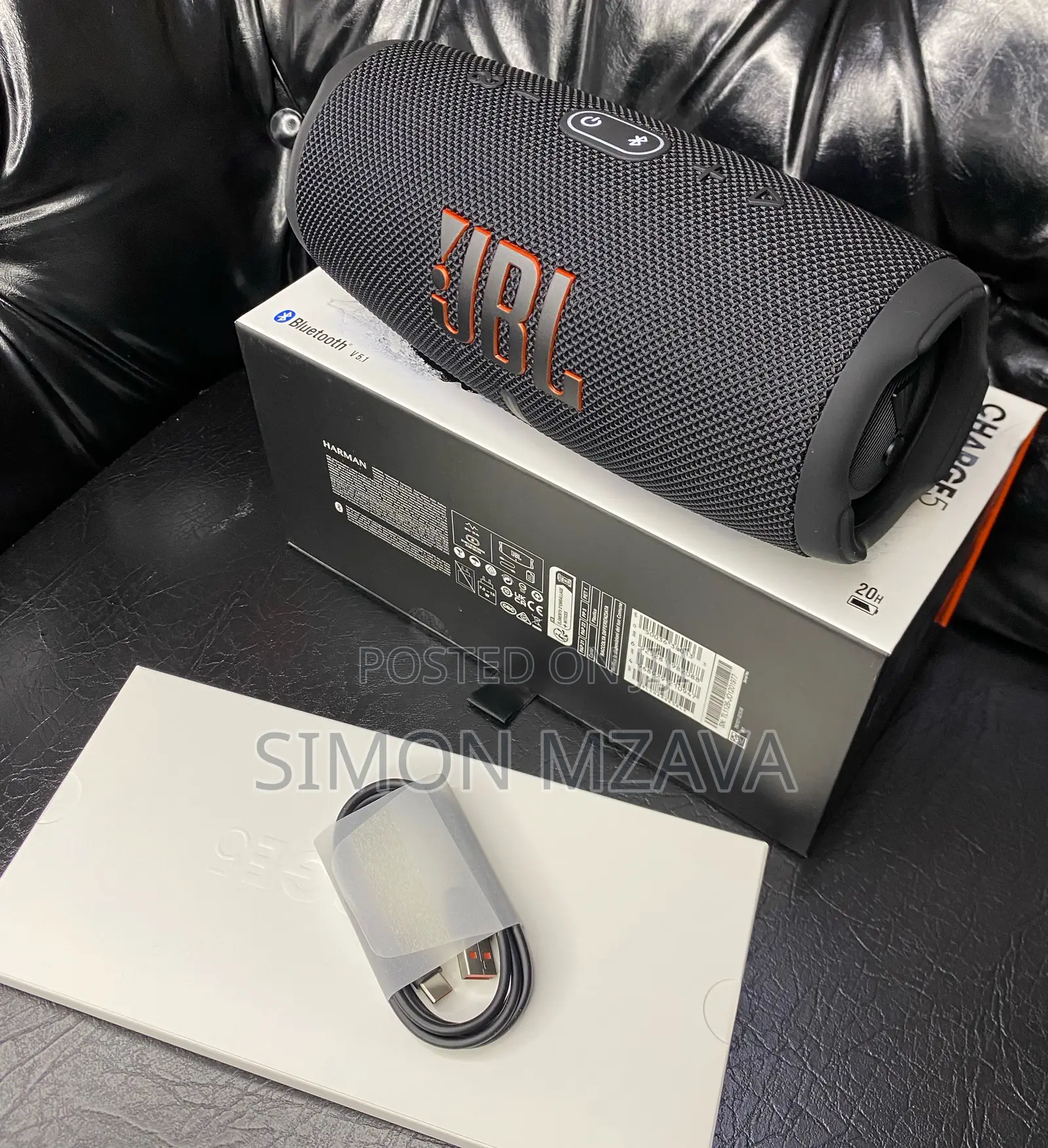 Original JBL Charge 5 Bluetooth Speaker From Los Angeles,Usa