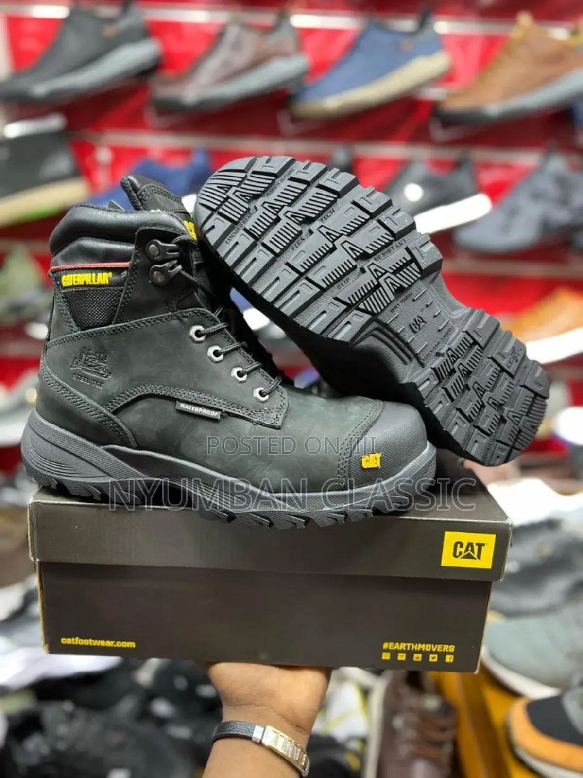 High Caterpillar Boots