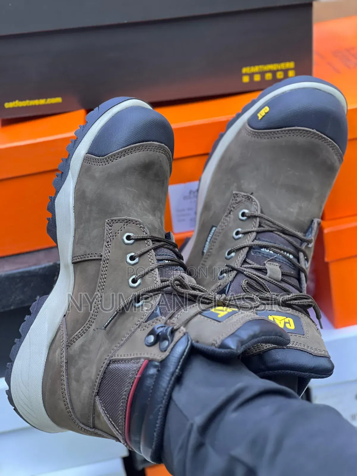 High Caterpillar Boots