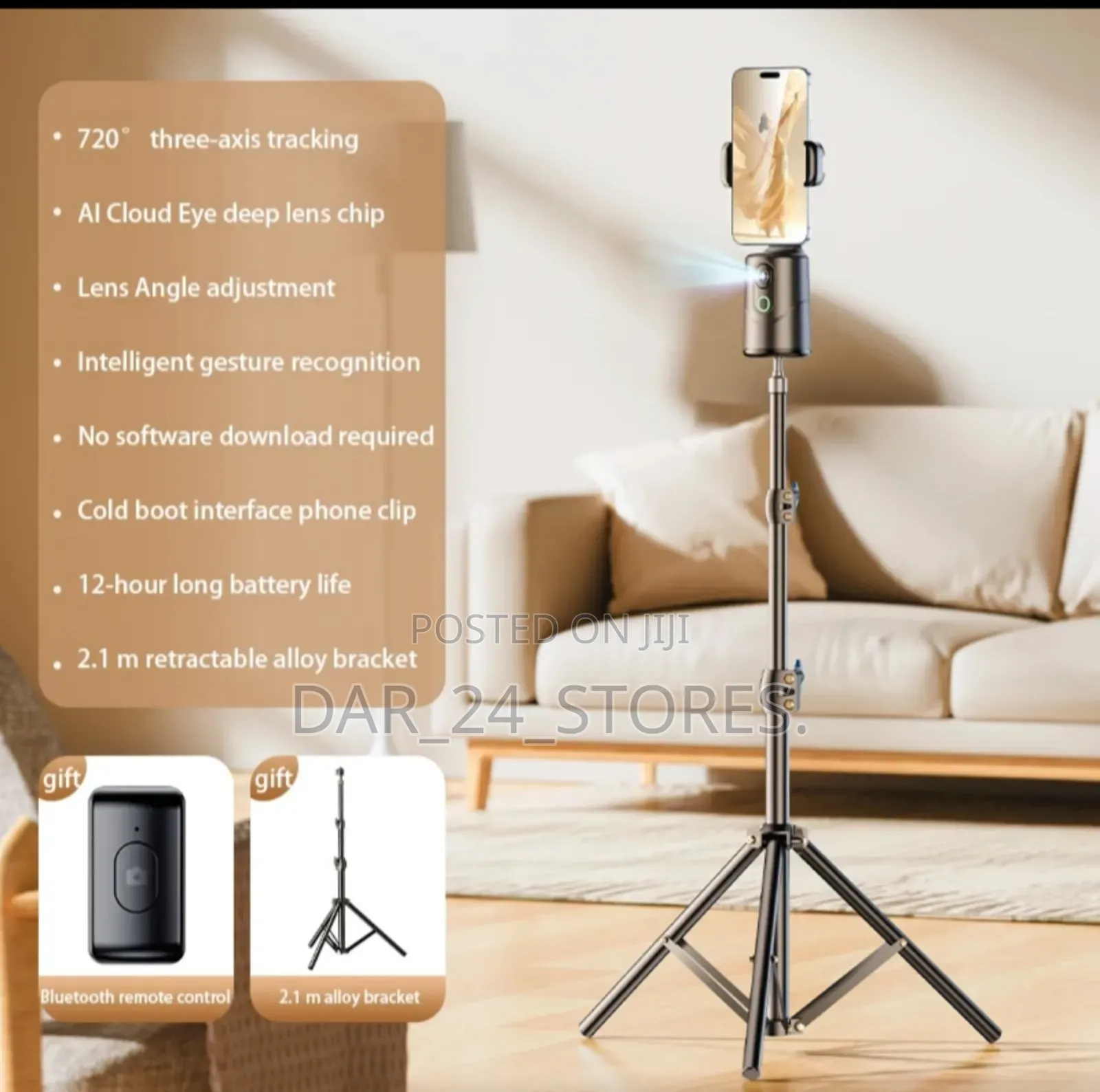 Tracking Tripod Stand 3600