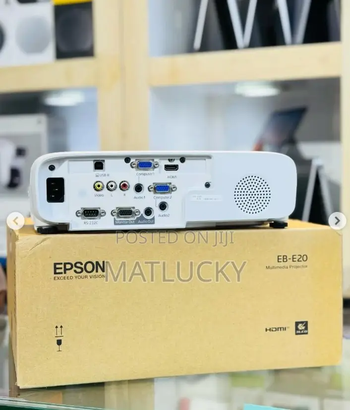 Epson Projector Eb E20 - 3400 Lumen 3 LCD Xg
