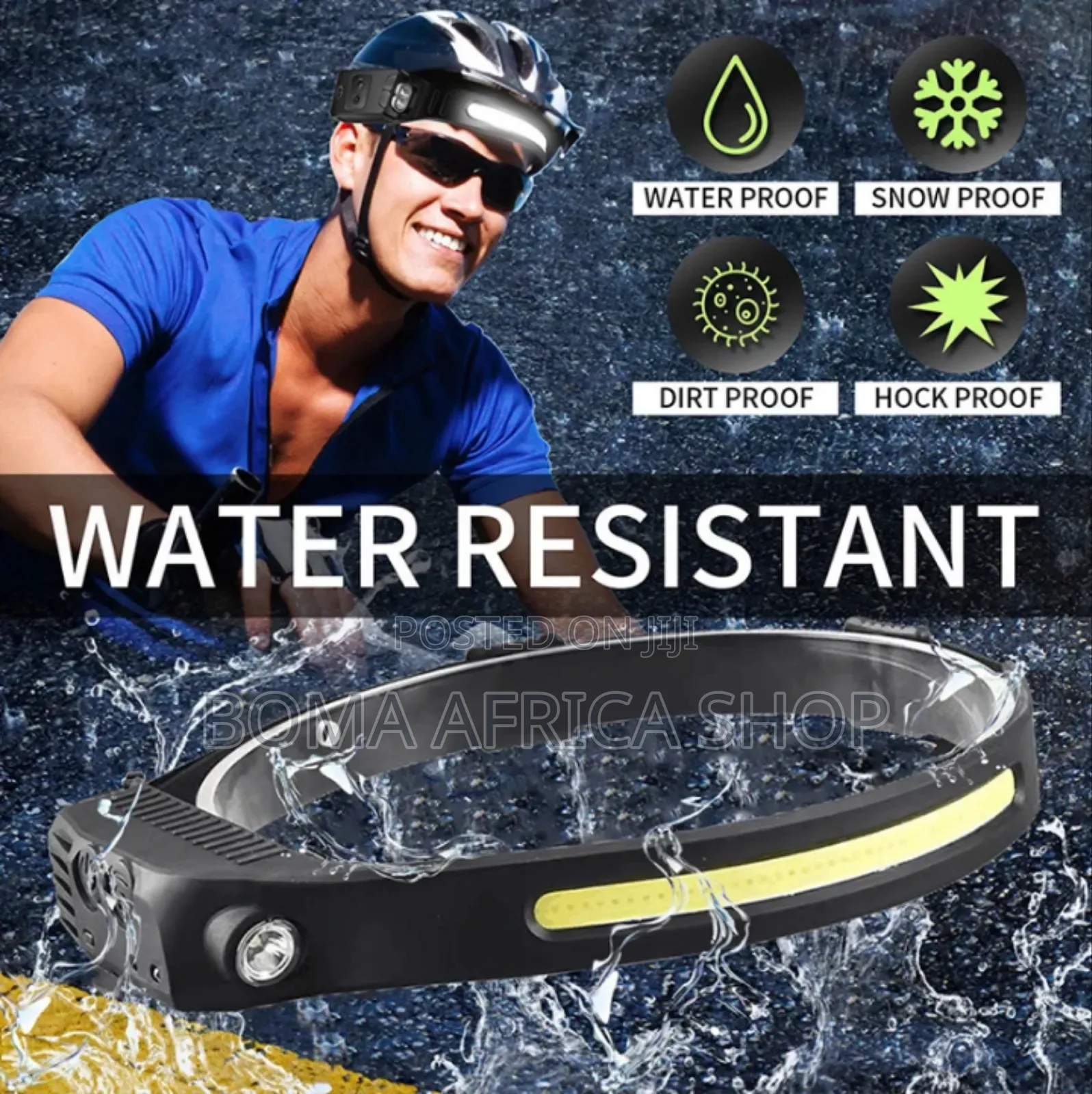 Outdoor Sensor Rechargeable Headlamp