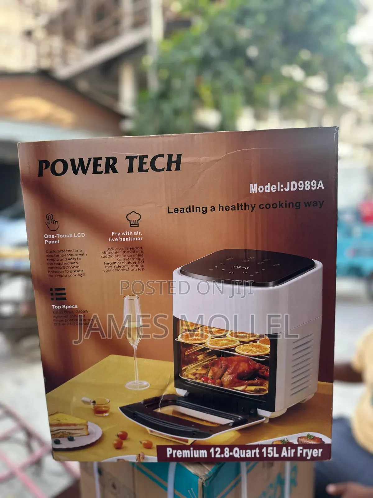 Power Tech Air Fryer 15l