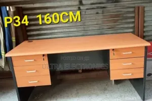 Wooden Rectangular Office Table With Drawers