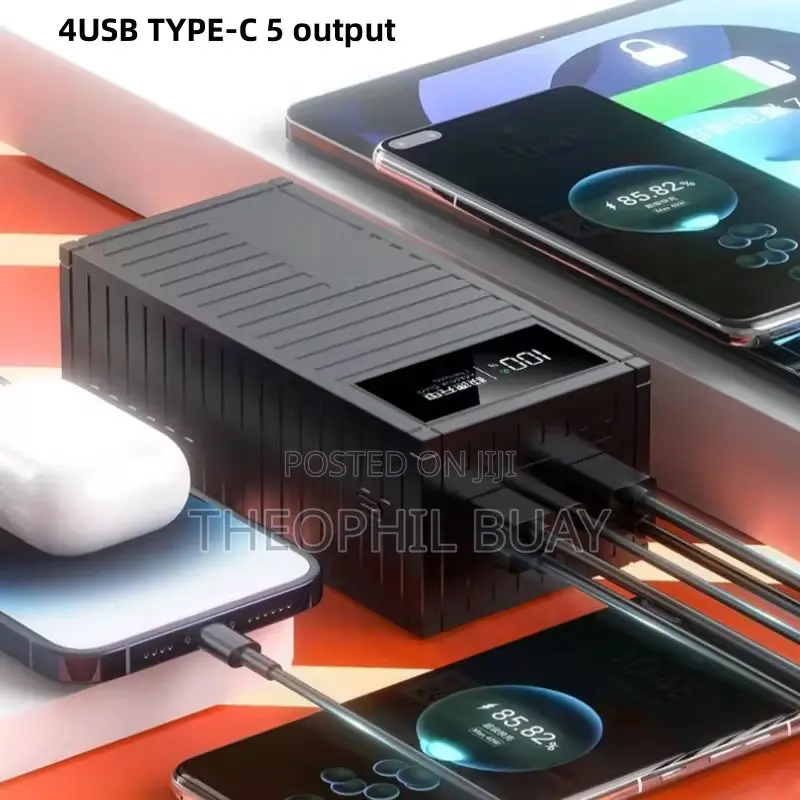 Super Heavy Duty Power Bank 80000mah Rectangular Box Shape