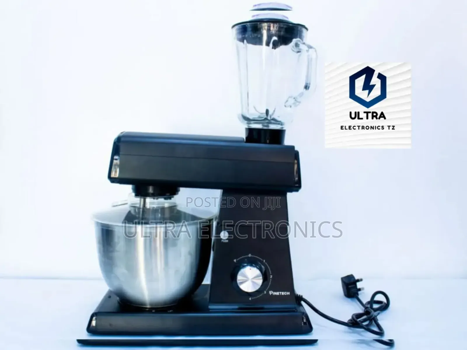 Pinetech Powerful Stand Mixer With 6 L Stainless Steel Bowl