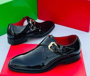 Men's Shoes Za Ngozi Original Zinazong'aa