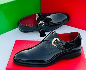 Men's Shoes Za Ngozi Original Zinazong'aa