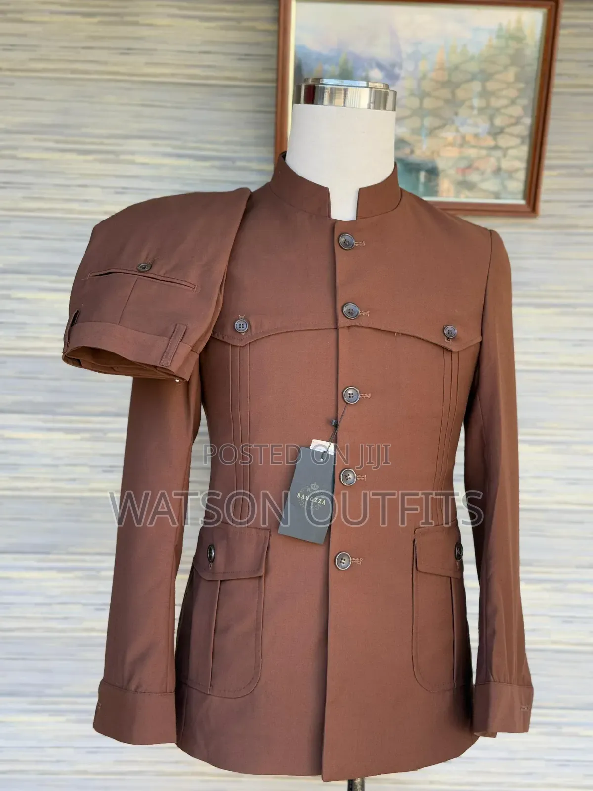 Suti Ya Safari Au Kaunda Ya Buttons Nyingi