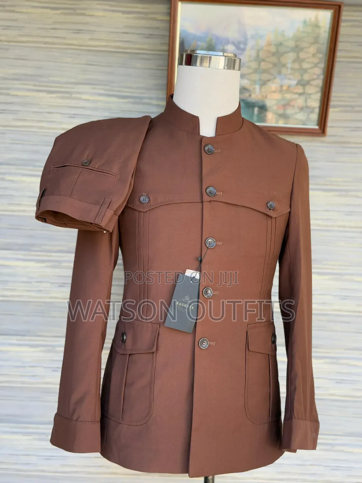 Suti Ya Safari Au Kaunda Ya Buttons Nyingi