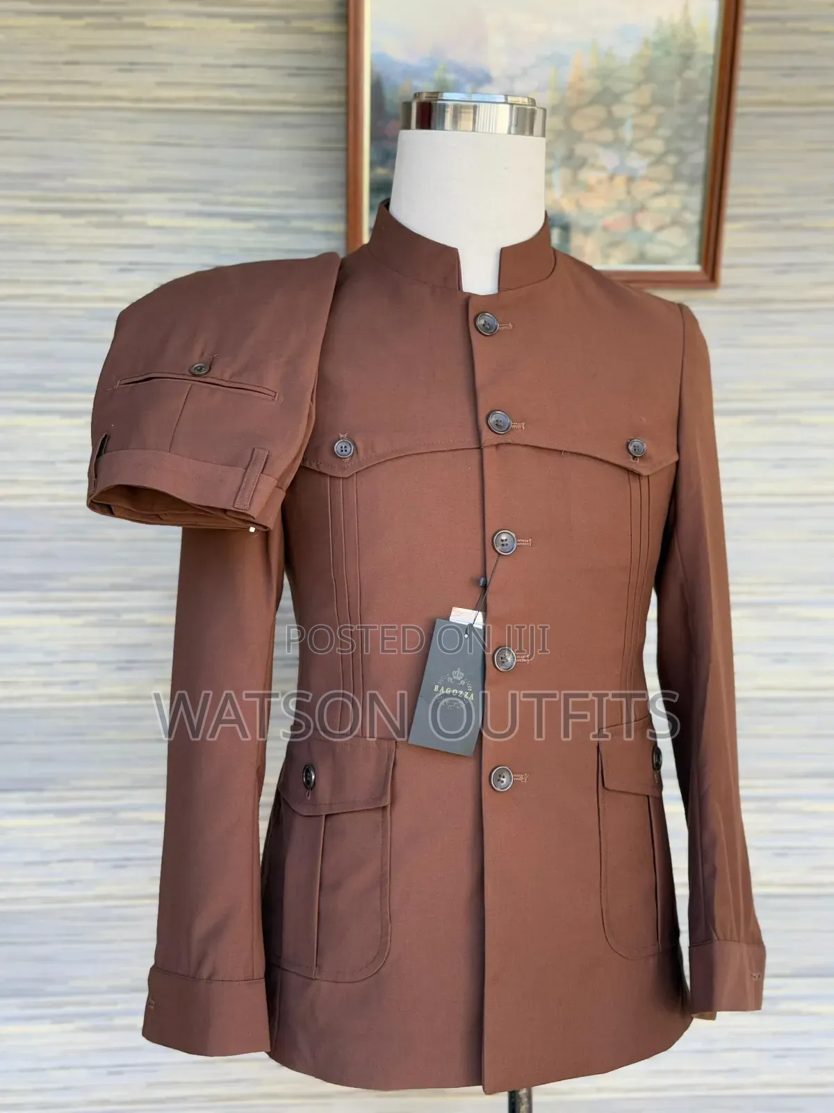Suti Ya Safari Au Kaunda Ya Buttons Nyingi