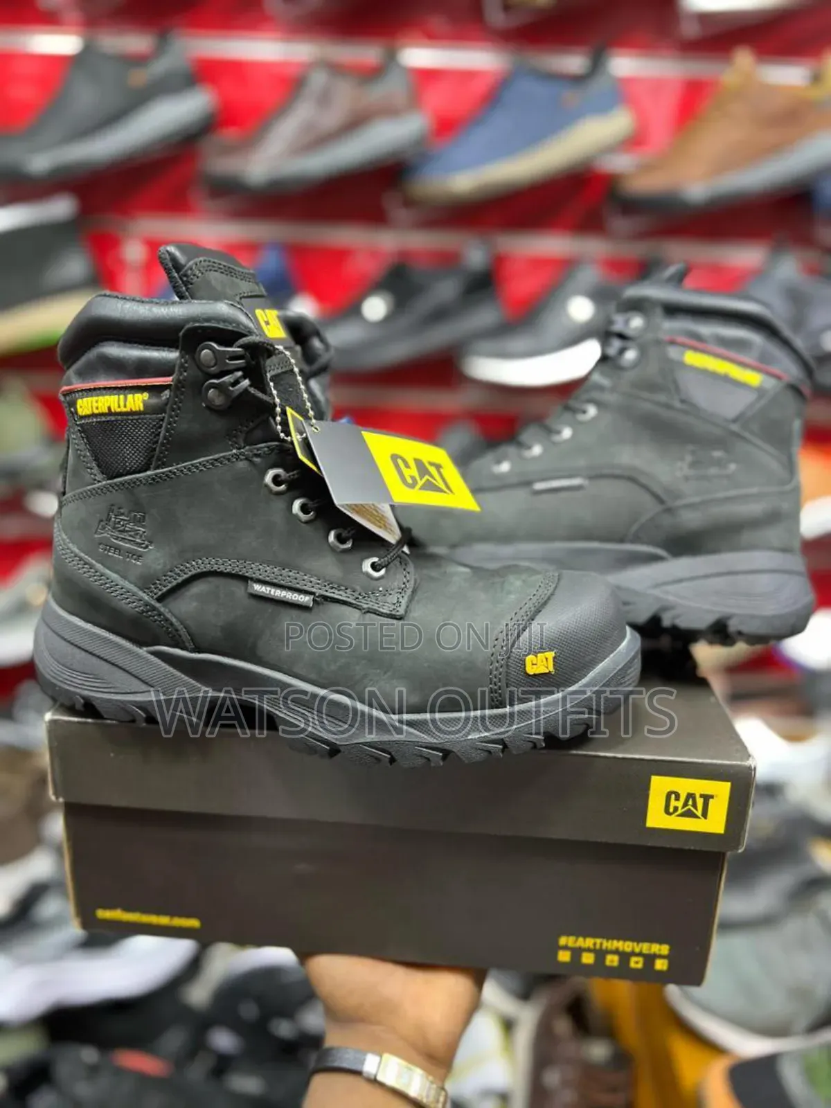Caterpillar Boots Originally Flexible,Durable Hard