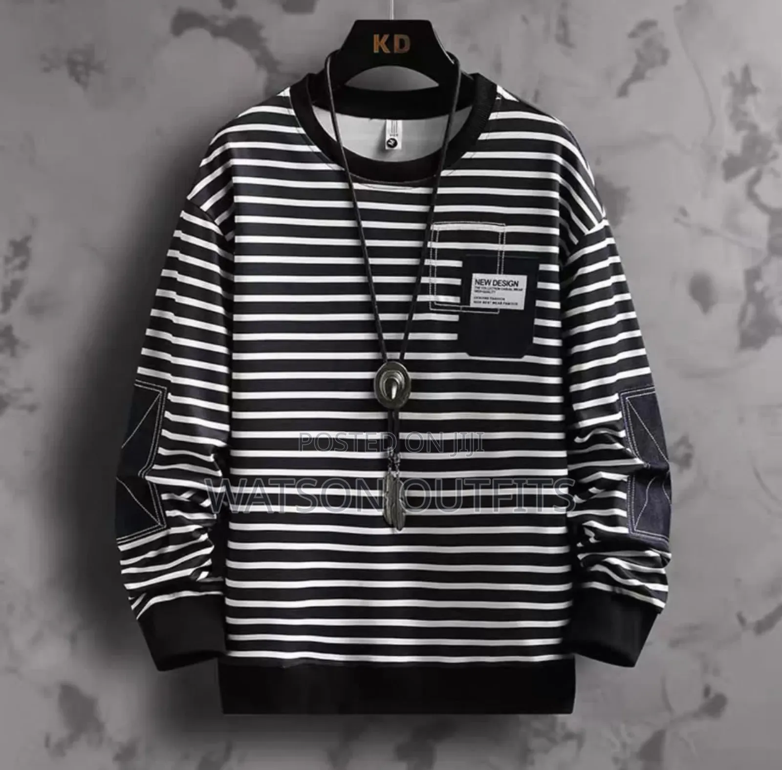 Sweta Round Collar,Unisex Na Original La Mistari